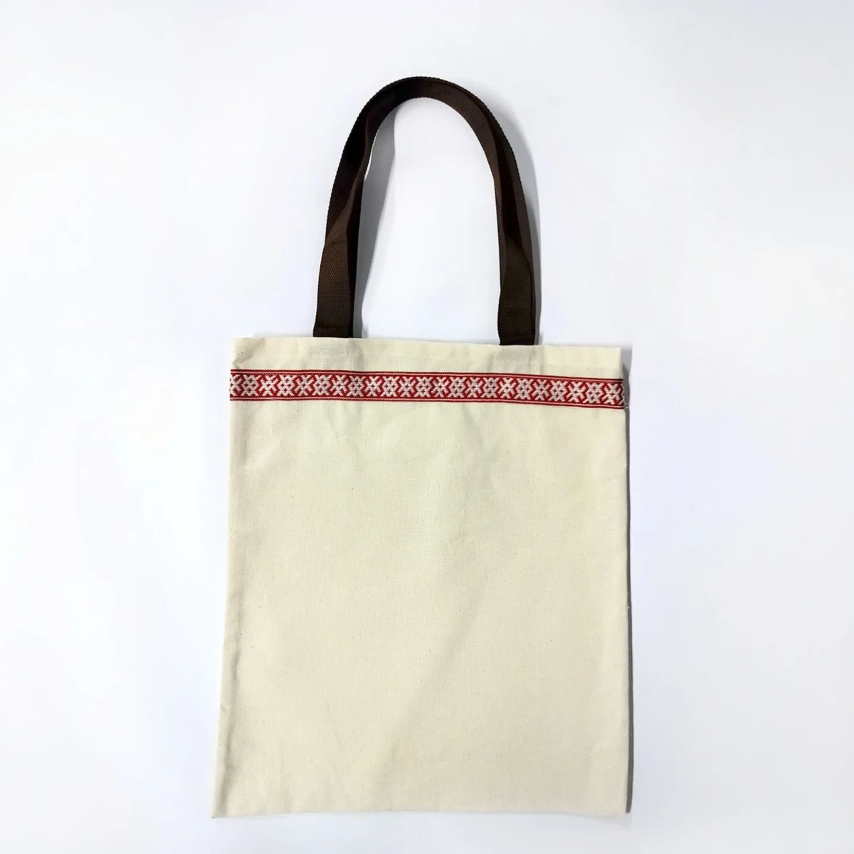 Сумка-шоппер бежевая с тесьмой Сумка-шоппер бежевая с тесьмой