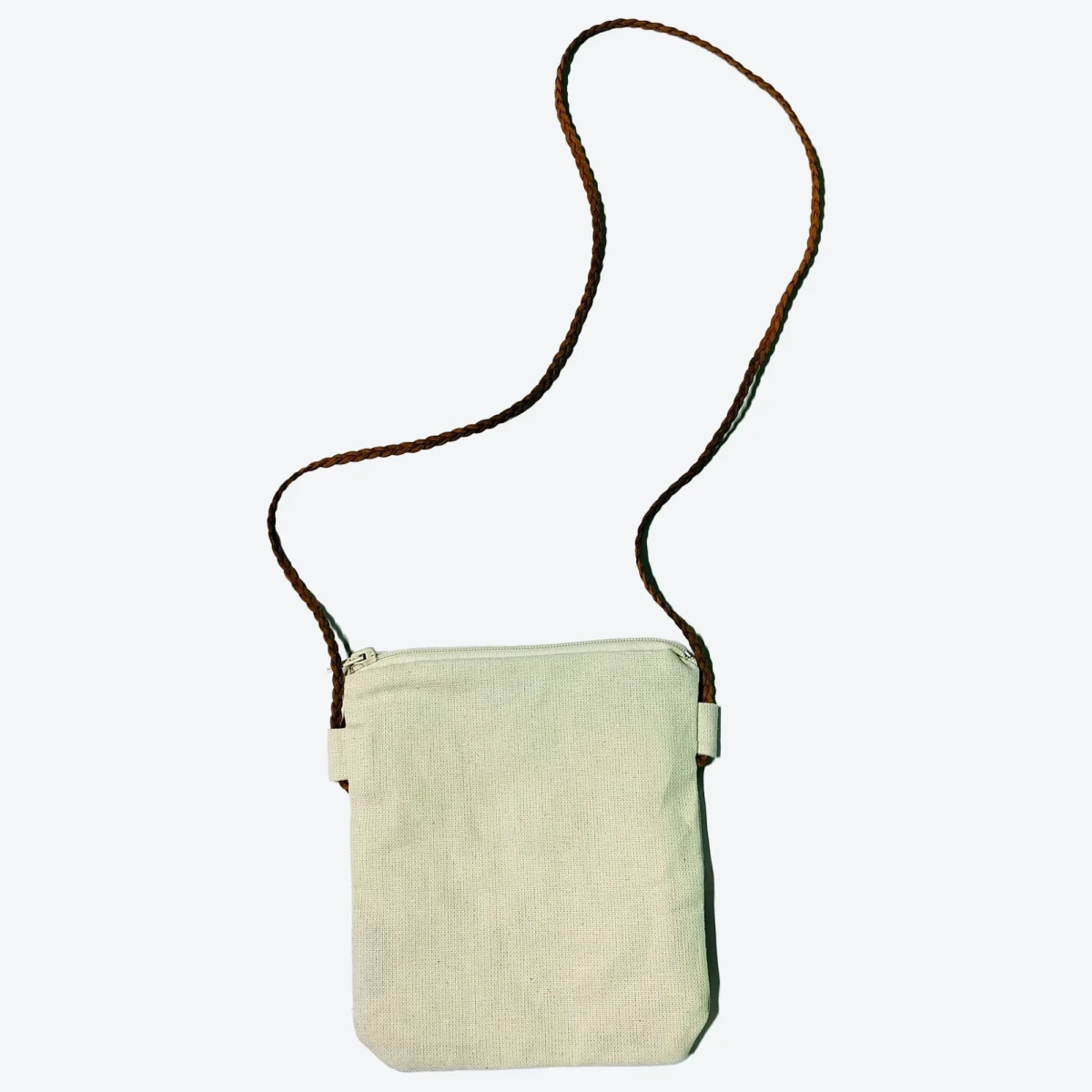 Сумка-кошель бежевая с тесьмой в русском стиле Сумка-кошель бежевая с тесьмой в русском стиле