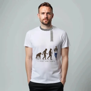 Футболка-косоворотка "Эволюция" Футболка-косоворотка "Эволюция"